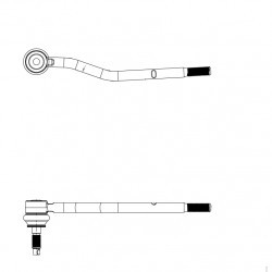 Steering rods for Citroën CX 1981 - 1991 "wide width" Diravi steering